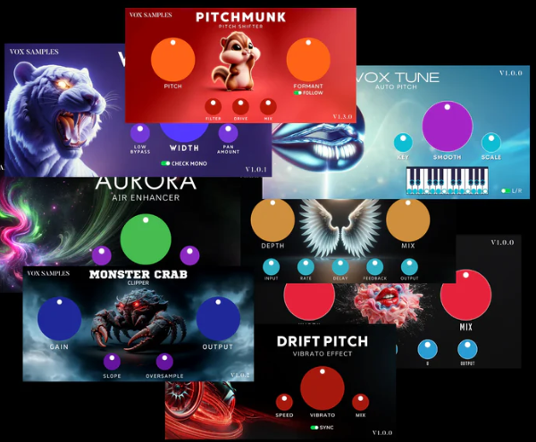 【正版】套装-Vox Samples MaxStarter Plugins Bundle v1.0.0/3.0.2-云欣小站