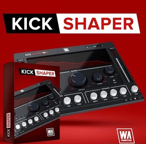 【效果插件】W.A. Production – KickShaper 1.0.1 VST， VST 3， AAX x86 x64 [BUBBiX]-云欣小站