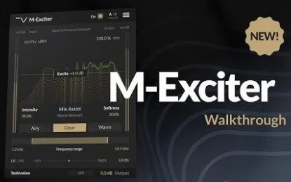 【高品质谐波放大器】Techivation – M-Exciter v1.0.0 VST， VST3， AAX x64-云欣小站