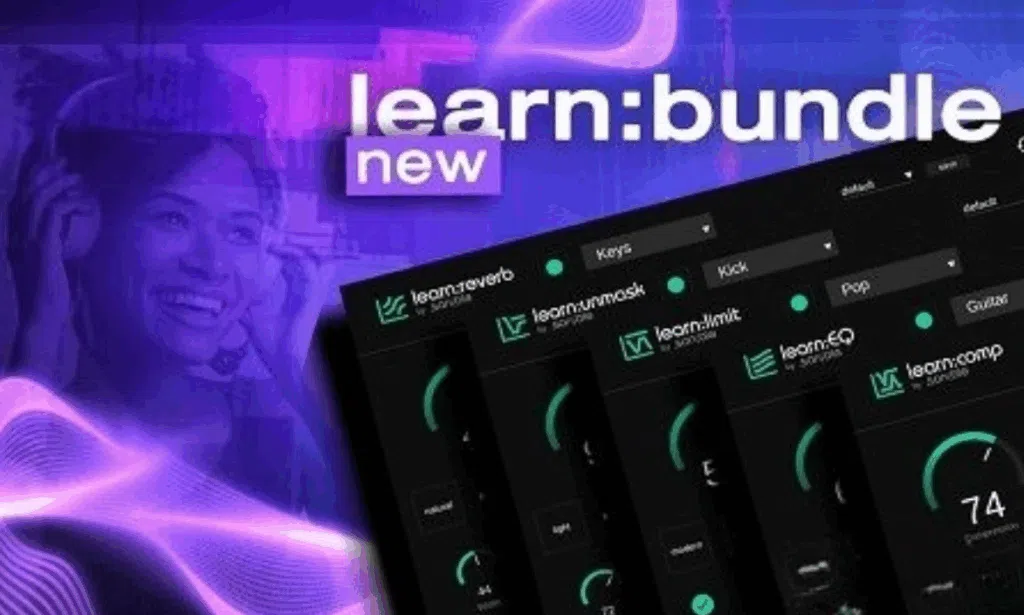 【插件包】Sonible – Learn Bundle （EQ， Compressor， Limiter， Reverb， Unmasking） v2.0.0 VST， VST3， AAX x64-云欣小站