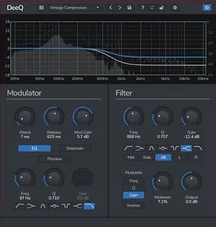【单频段动态均衡器】Venomode – DeeQ v1.5.5 VST、VST3、AAX x64-云欣小站