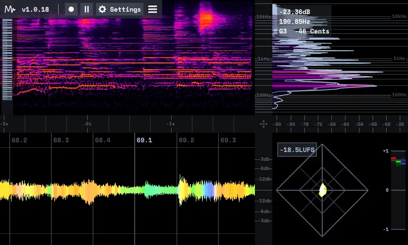 【分析仪】Direct Audio – MiniMeters 1.0.18 STANDALONE, VST3, CLAP х86 х64-云欣小站
