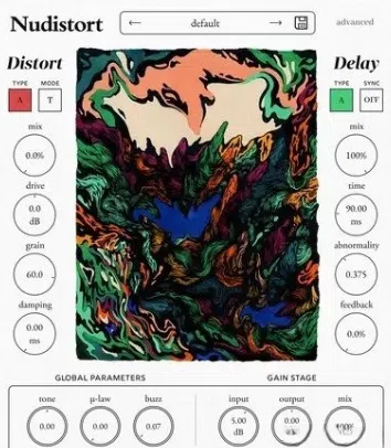 【失真】Nudist Audio – Nudistort v1.2.4 VST3， AAX x64-云欣小站