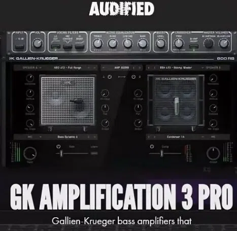 【功放】Audified – GK Amplification 3 Pro v3.1.6 VST3， AAX x64 [R2R]-云欣小站