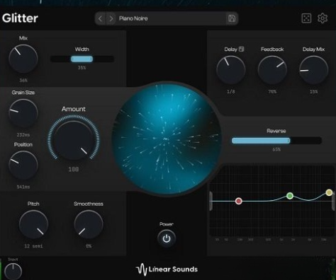 【延迟】Linear Sounds – Glitter v1.0.2 VST3, AAX x64 [R2R]-云欣小站