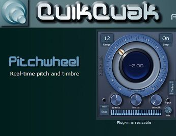 【变调器】QuikQuak – Pitchwheel v5.2.0 VST、VST3、AAX x84 x64-云欣小站
