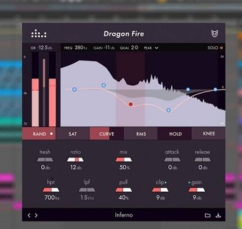【压缩器 】Denise Audio – Dragon Fire v1.3.0 VST， VST3， AAX x86 x64 [R2R]-云欣小站