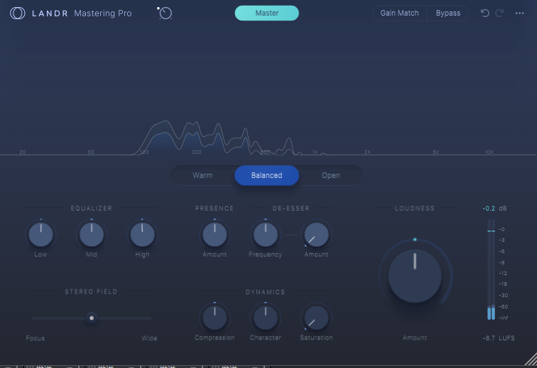 【智能母带处理】LANDR – Mastering Plugin Pro v1.1.17 VST3, AAX х64 [R2R]-云欣小站