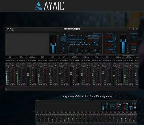 【混音器插件】AYAIC – M3 Mixer v1.0.4 VST, VST3, AAX x64 [R2R] – Mixer-云欣小站