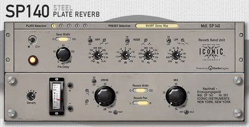 【板式混响】Iconic Instruments – SP140 Plate Reverb v1.0.1 VST, VST3 x64 [R2R]-云欣小站