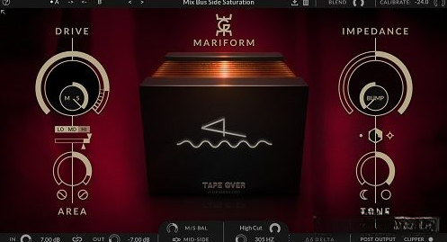 【饱和器 】Wavegrove – Mariform v1.0.1 VST，VST3，AAX x64 [MOCHA]-云欣小站
