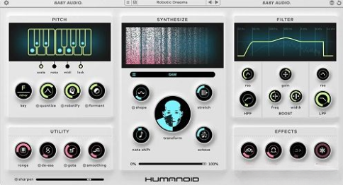 【人声效果器】BABY Audio – Humanoid v1.2.0VST, VST3, AAX, AU WIN.OSX x86 x64-云欣小站