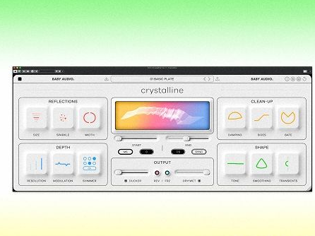 【混响】BABY Audio – Crystalline v1.8.0 VST, VST3, AAX, AU WIN.OSX x86 x64-云欣小站