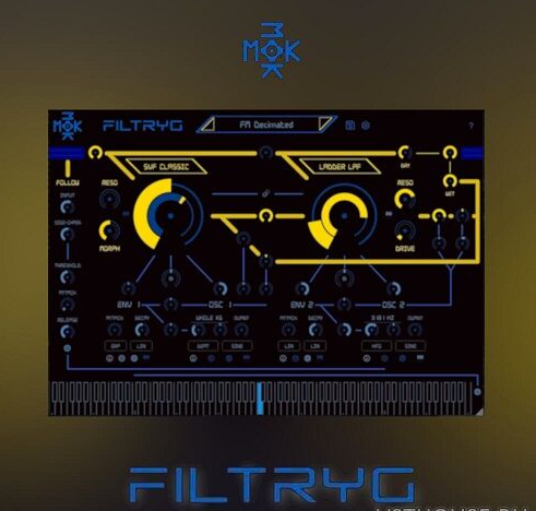 【创意调制】MOK – Filtryg v1.0.6 VST3, AAX x86 x64 [MOCHA]-云欣小站